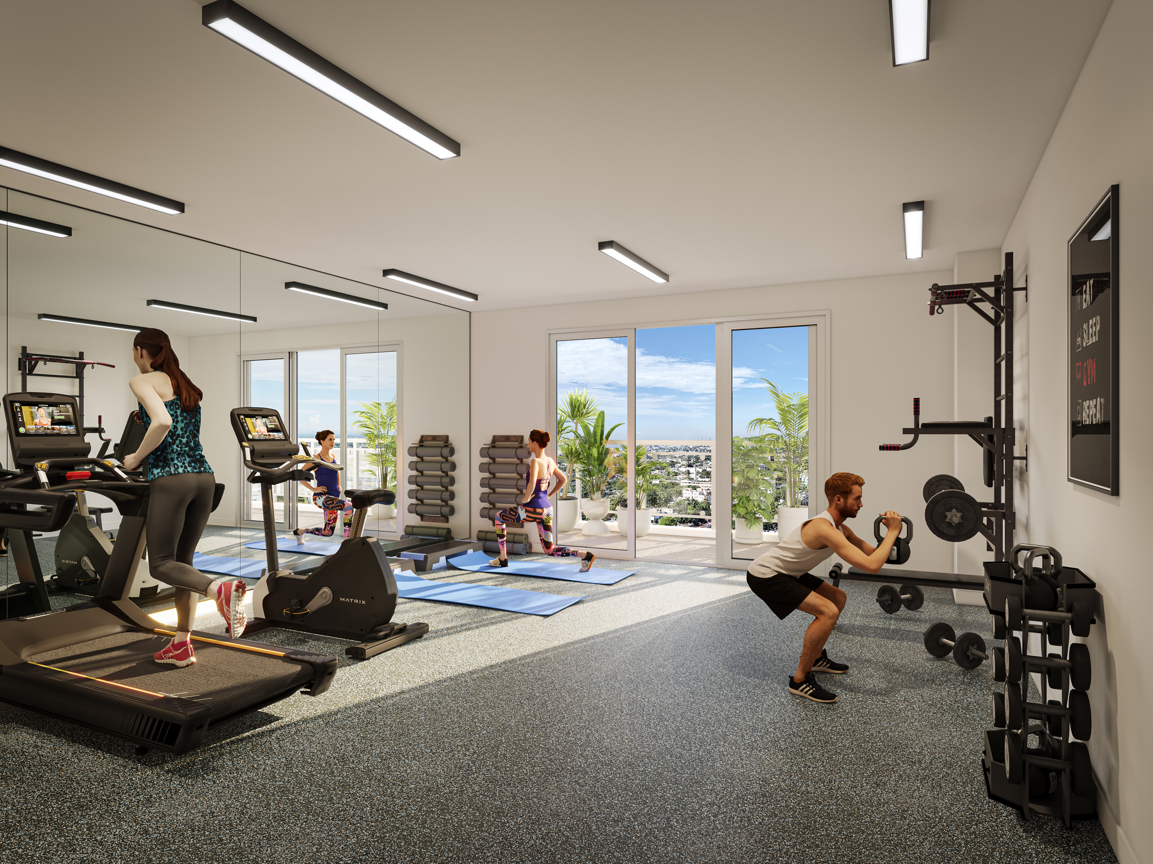 Salón multiusos de Vision Sky Residence